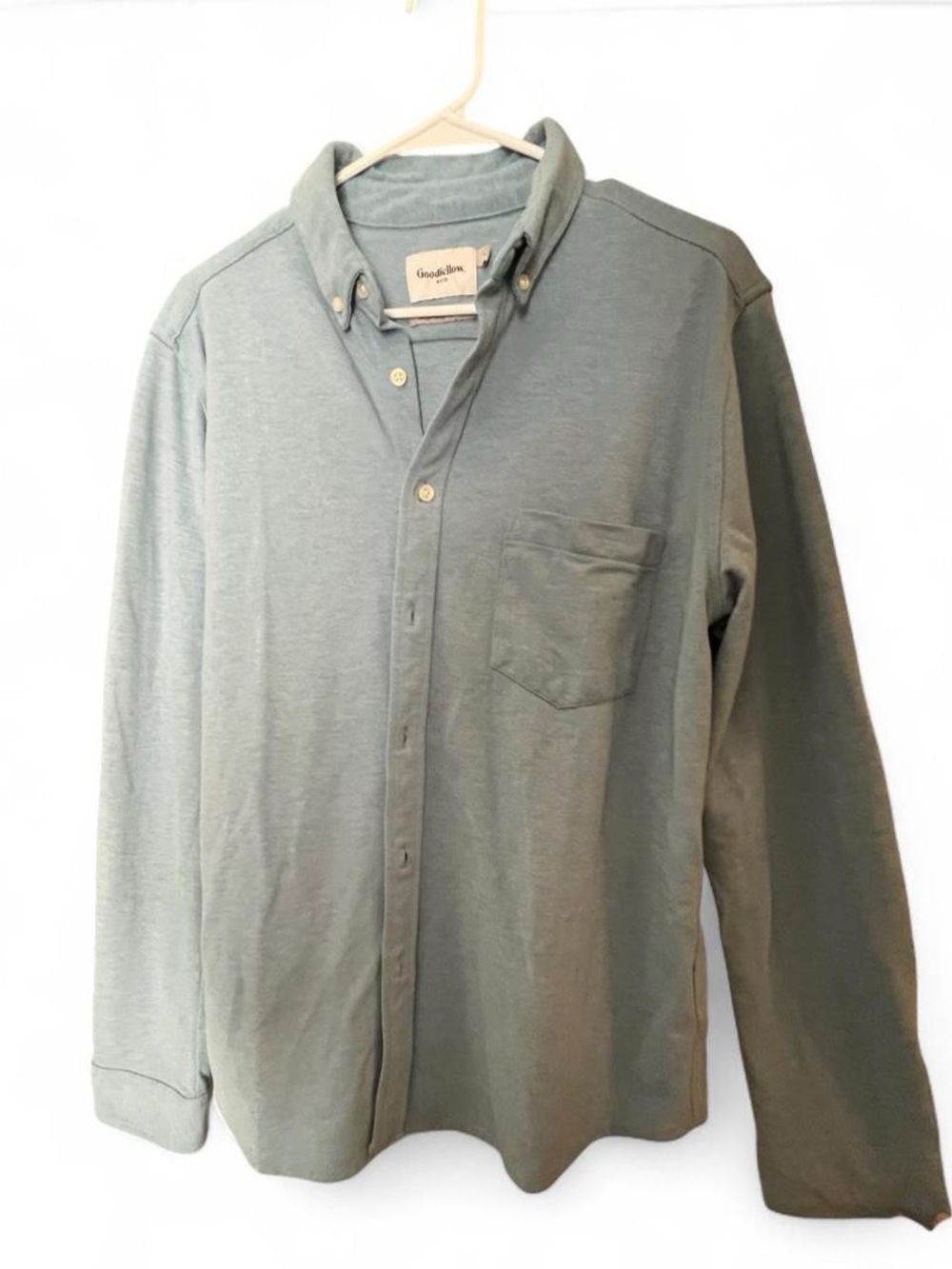 Goodfellow & Co Men’s Button-Down Shirt in Sage Green